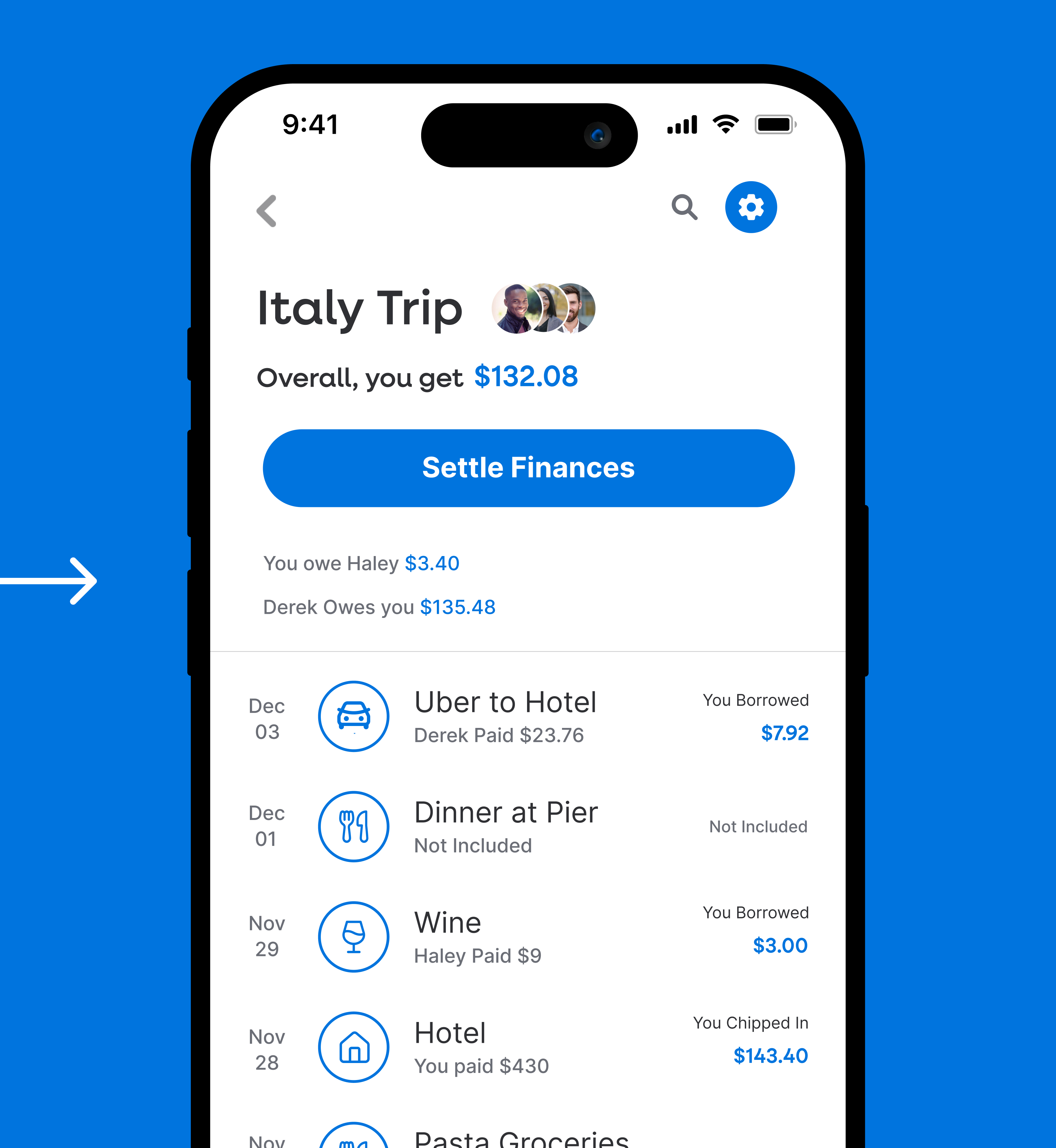 Venmo redesign final screens: payment flow and profile
